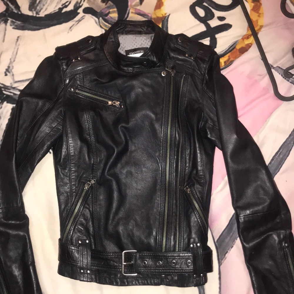 Daniel Leather Brand New Tags on Motorcycle Jacket